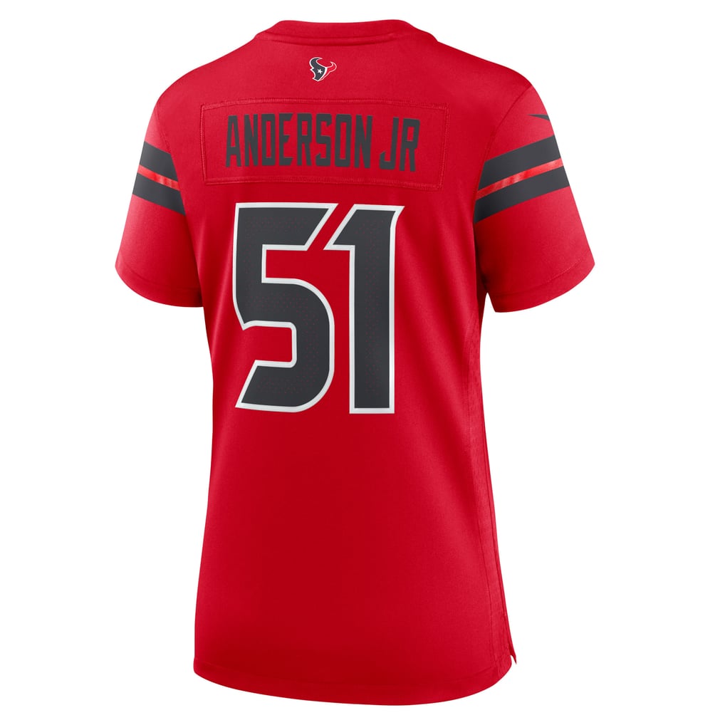 Women's Houston Texans Will Anderson Jr. Nike Red Alternate Game Jersey - Image 4