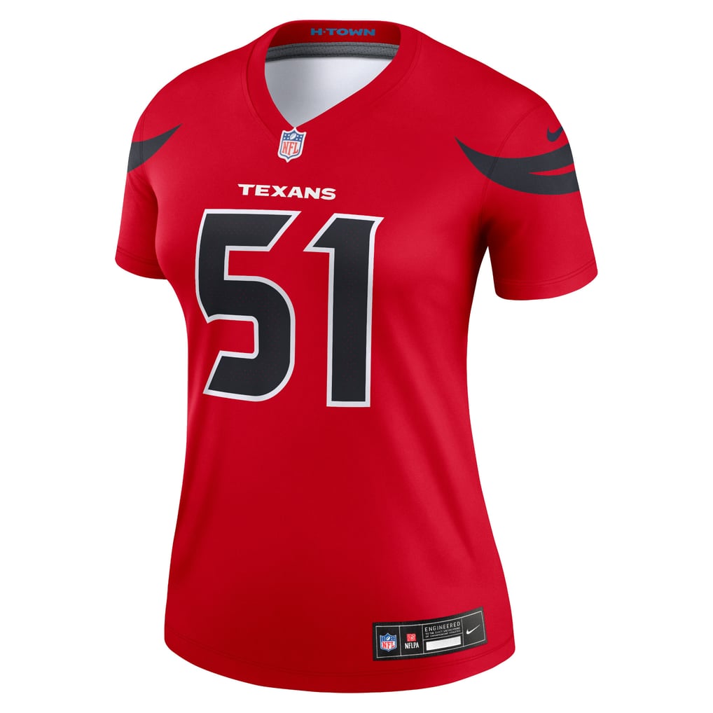Women's Houston Texans Will Anderson Jr. Nike  Red Alternate Legend Player Performance Top - Image 3