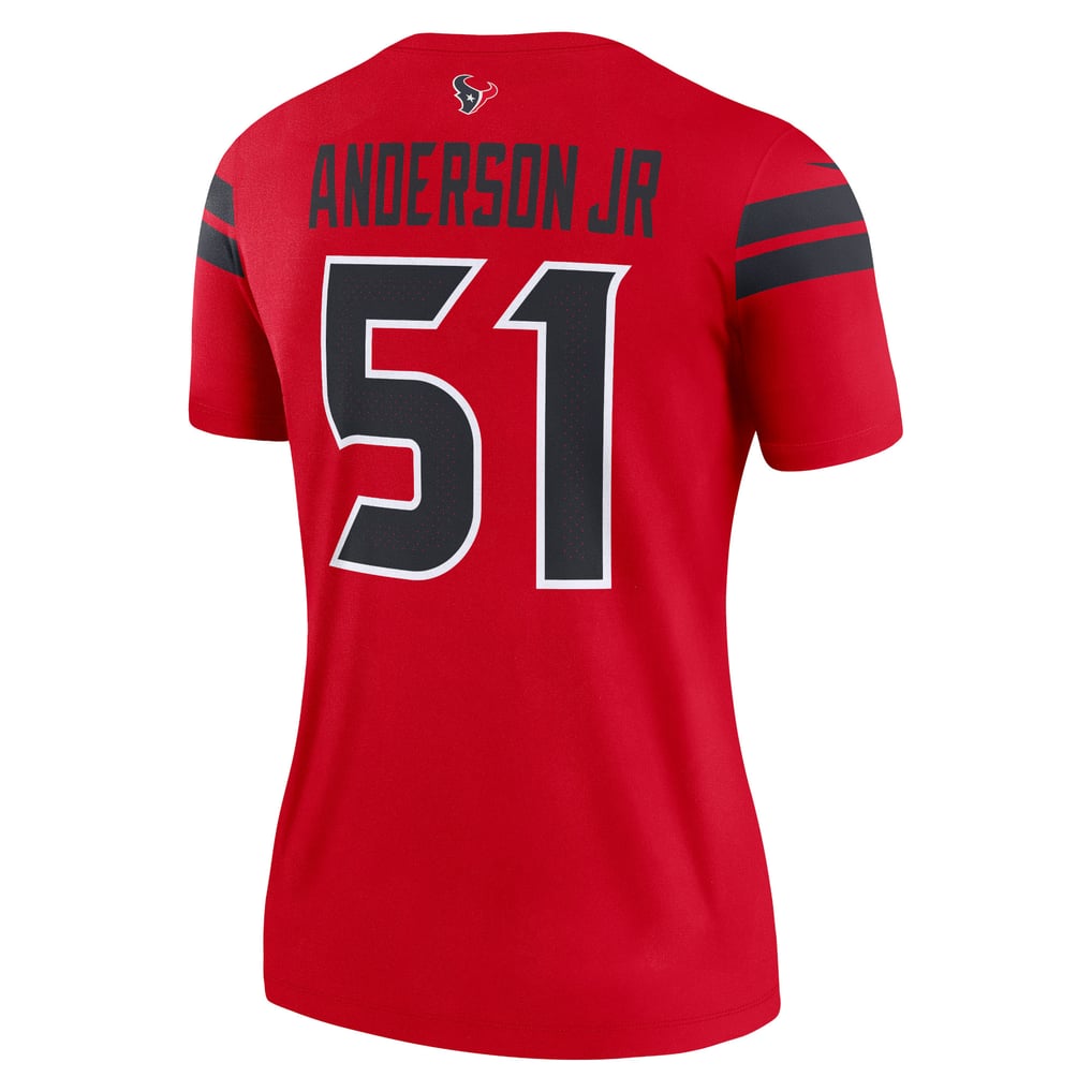 Women's Houston Texans Will Anderson Jr. Nike  Red Alternate Legend Player Performance Top - Image 4