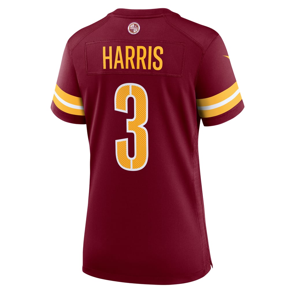 Women's Washington Commanders Will Harris Nike  Burgundy Team Game Jersey - Image 4