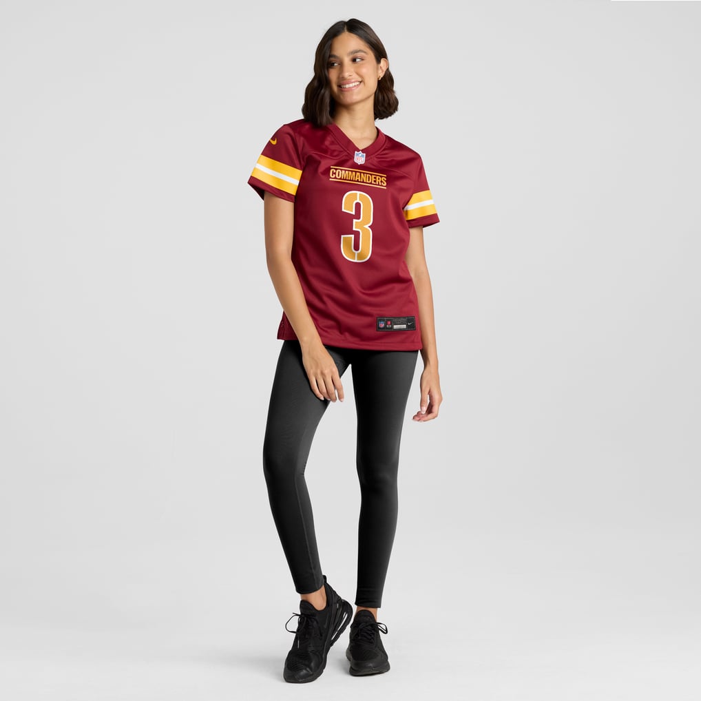 Women's Washington Commanders Will Harris Nike  Burgundy Team Game Jersey - Image 5