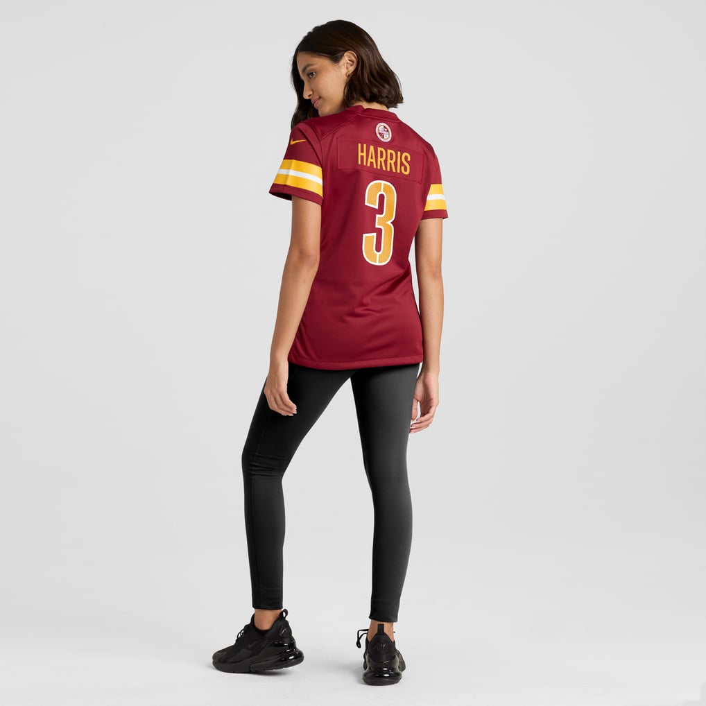 Women's Washington Commanders Will Harris Nike  Burgundy Team Game Jersey - Image 6