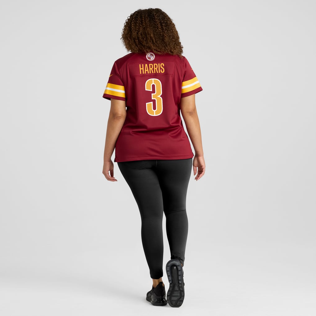 Women's Washington Commanders Will Harris Nike  Burgundy Team Game Jersey - Image 8