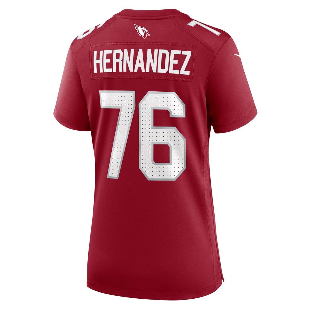 Women's Arizona Cardinals Will Hernandez Nike  Cardinal  Game Jersey - Image 4