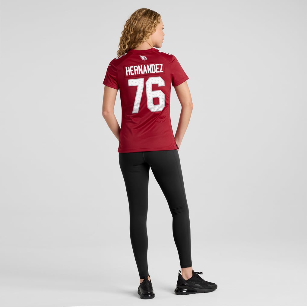 Women's Arizona Cardinals Will Hernandez Nike  Cardinal  Game Jersey - Image 6