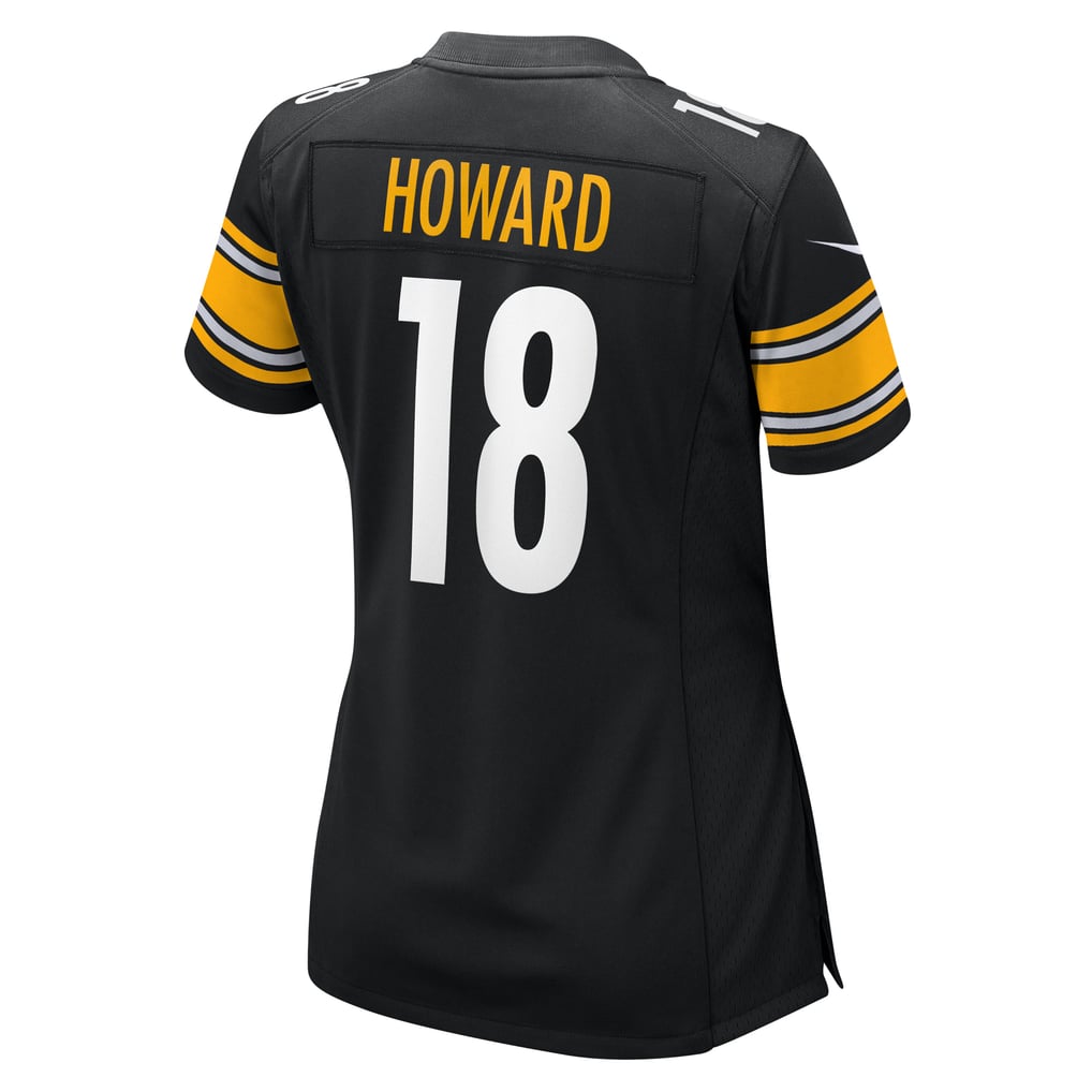 Women's Pittsburgh Steelers Will Howard Nike  Black Team Game Jersey - Image 4