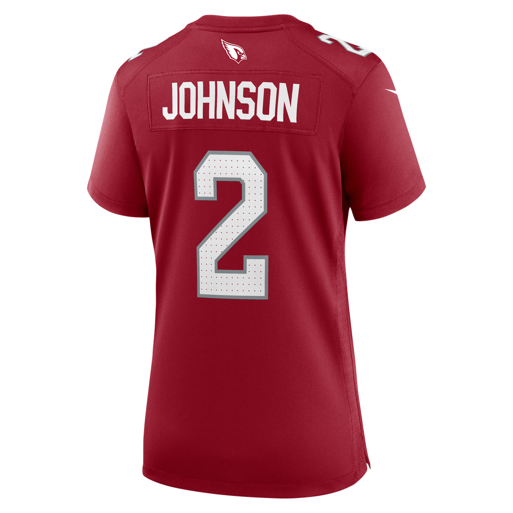 Women's Arizona Cardinals Will Johnson Nike  Cardinal Team Game Jersey - Image 4
