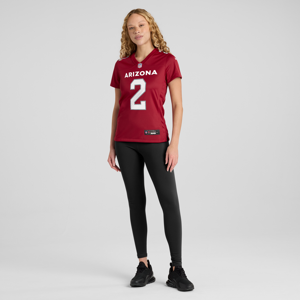 Women's Arizona Cardinals Will Johnson Nike  Cardinal Team Game Jersey - Image 5