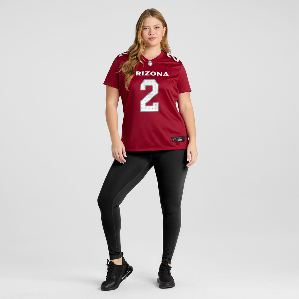 Women's Arizona Cardinals Will Johnson Nike  Cardinal Team Game Jersey - Image 7