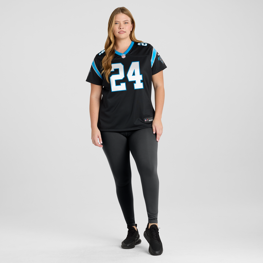 Women's Carolina Panthers Will Lee III Nike Black Team Game Jersey - Image 5