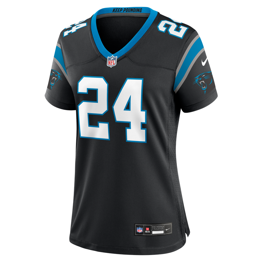 Women's Carolina Panthers Will Lee III Nike Black Team Game Jersey - Image 7
