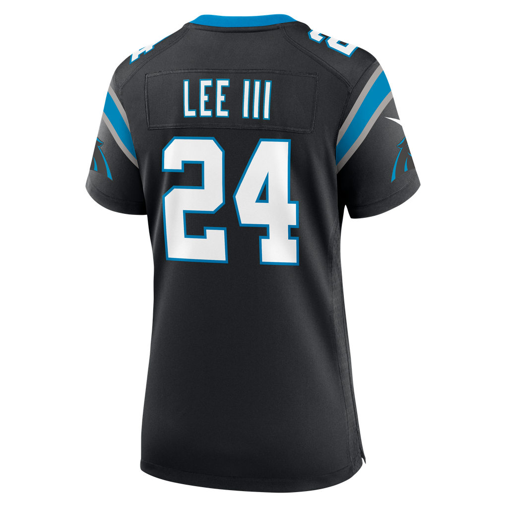Women's Carolina Panthers Will Lee III Nike Black Team Game Jersey - Image 8