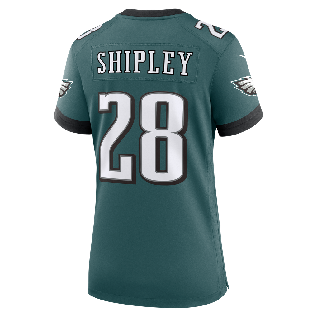 Women's Philadelphia Eagles Will Shipley Nike  Midnight Green Team Game Jersey - Image 4