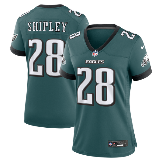 Women's Philadelphia Eagles Will Shipley Nike  Midnight Green Team Game Jersey - Image 1