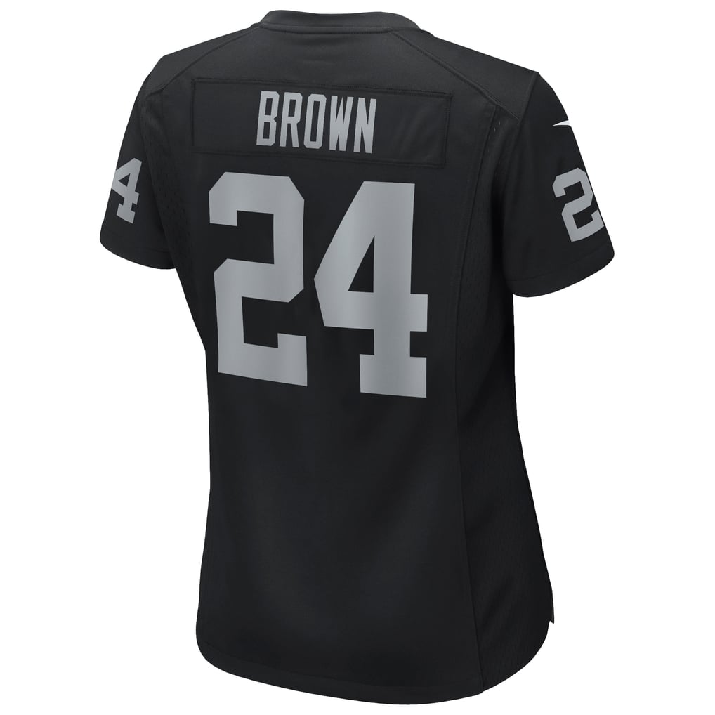 Women's Las Vegas Raiders Willie Brown Nike Black Game Retired Player Jersey - Image 4