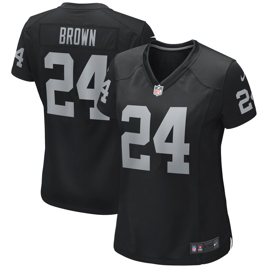 Women's Las Vegas Raiders Willie Brown Nike Black Game Retired Player Jersey - Image 1