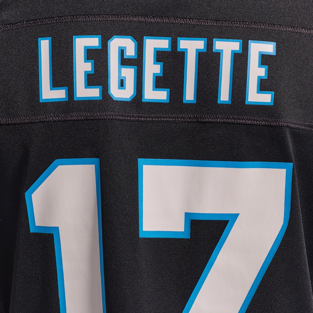Women's Carolina Panthers Xavier Legette Nike Black Game Jersey - Image 12