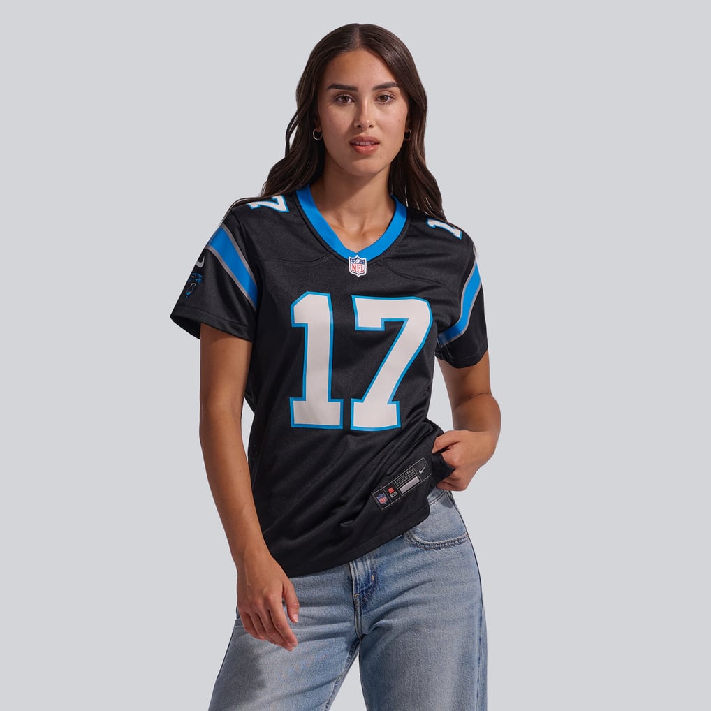Women's Carolina Panthers Xavier Legette Nike Black Game Jersey - Image 3