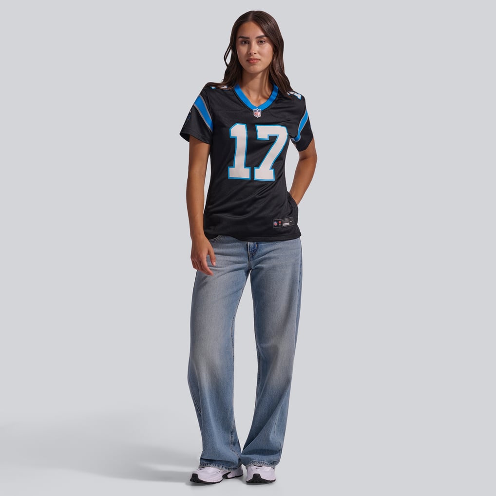 Women's Carolina Panthers Xavier Legette Nike Black Game Jersey - Image 5