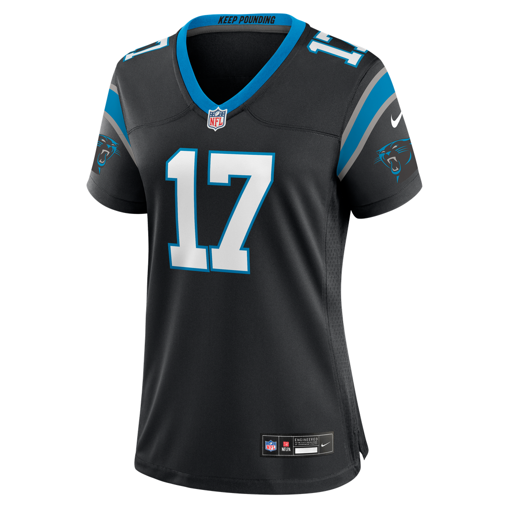 Women's Carolina Panthers Xavier Legette Nike Black Game Jersey - Image 7