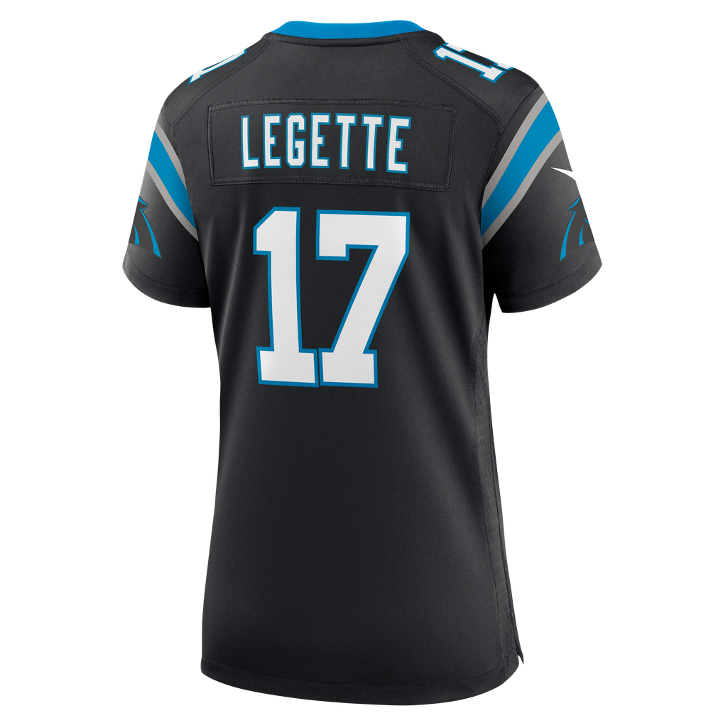 Women's Carolina Panthers Xavier Legette Nike Black Game Jersey - Image 8