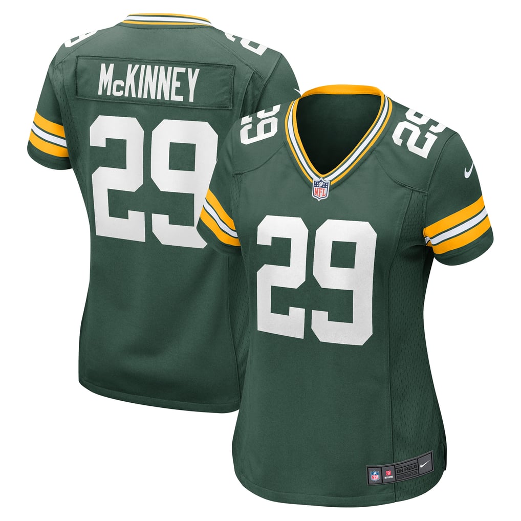 Women's Green Bay Packers Xavier McKinney Nike  Green Team Game Jersey - Image 2