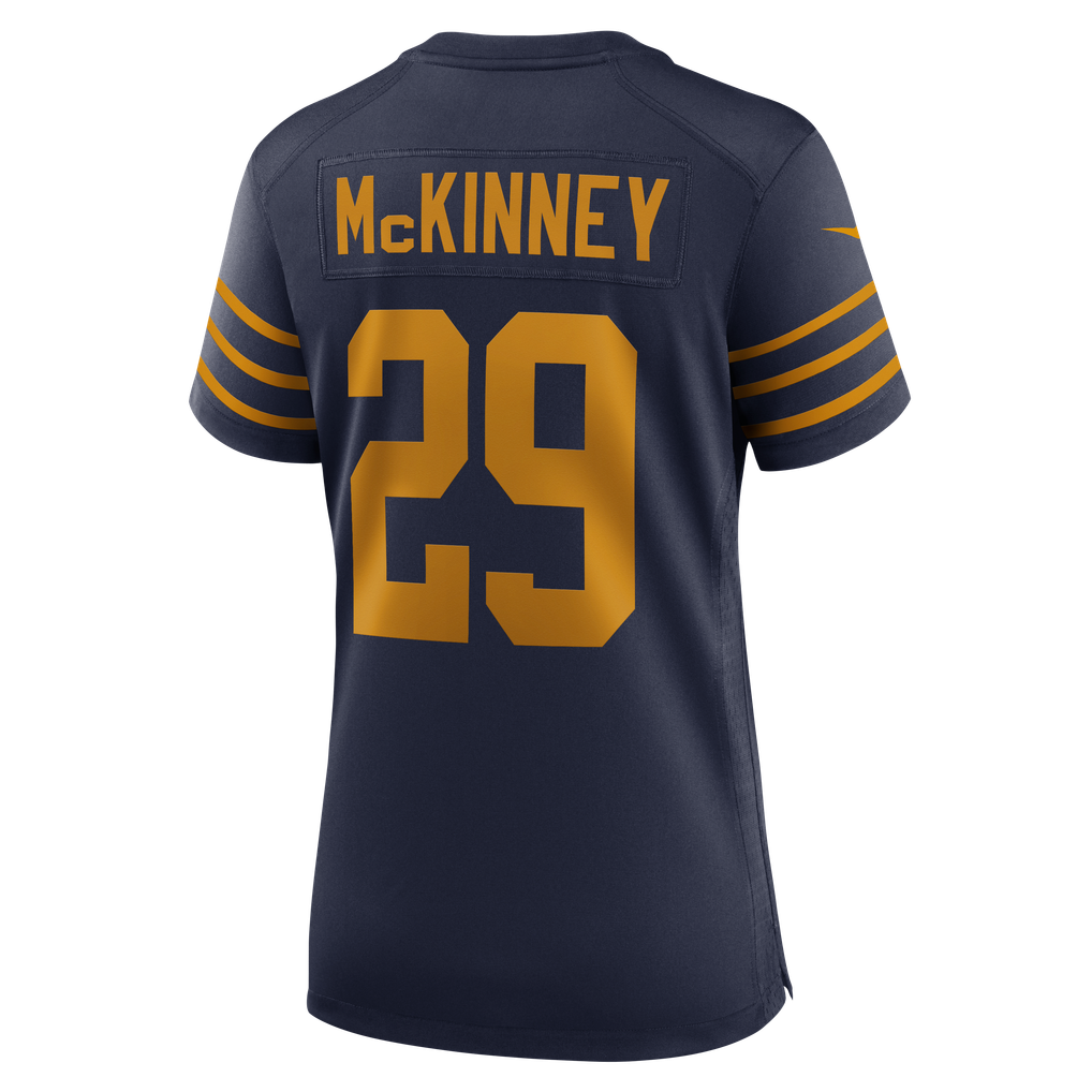 Women's Green Bay Packers Xavier McKinney Nike Navy The 1923 Classic Game Jersey - Image 7