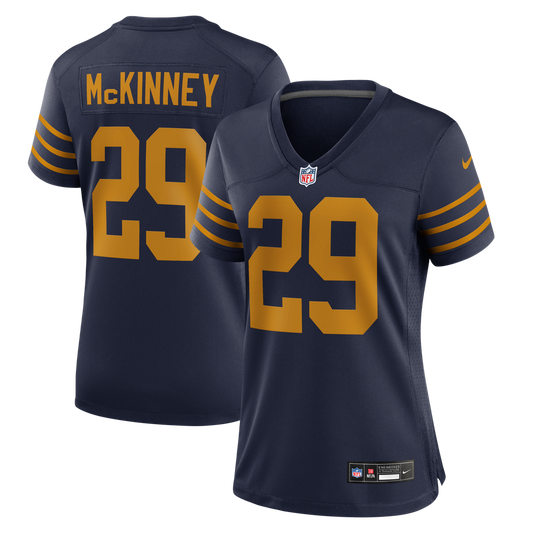 Women's Green Bay Packers Xavier McKinney Nike Navy The 1923 Classic Game Jersey - Image 1
