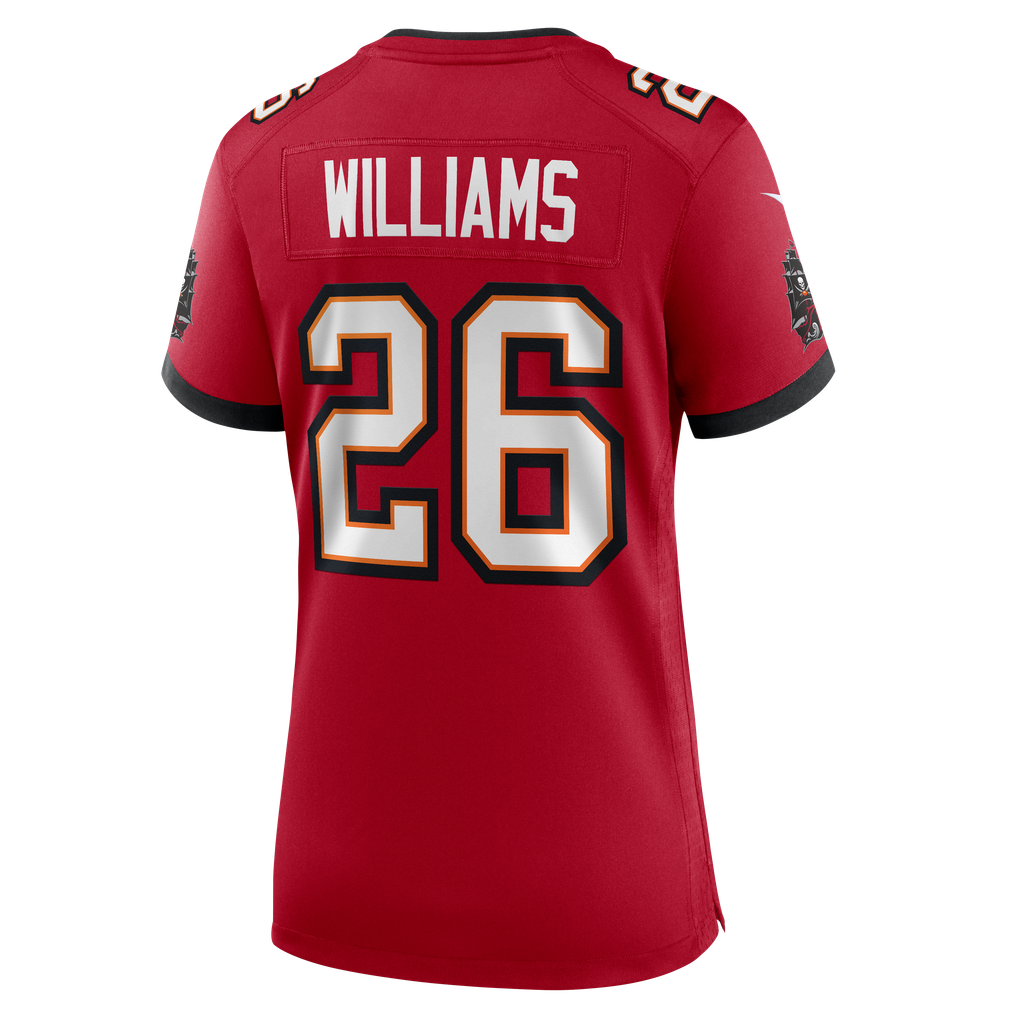 Women's Tampa Bay Buccaneers Xavier Williams Nike Red Team Game Jersey - Image 8