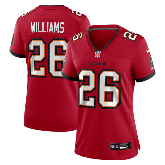 Women's Tampa Bay Buccaneers Xavier Williams Nike Red Team Game Jersey - Image 1