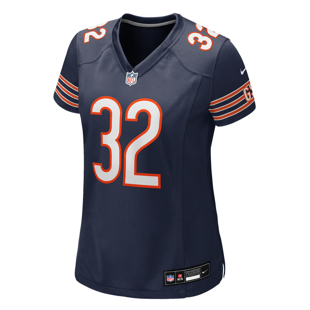 Women's Chicago Bears Xavier Woods Nike Navy Team Game Jersey - Image 7