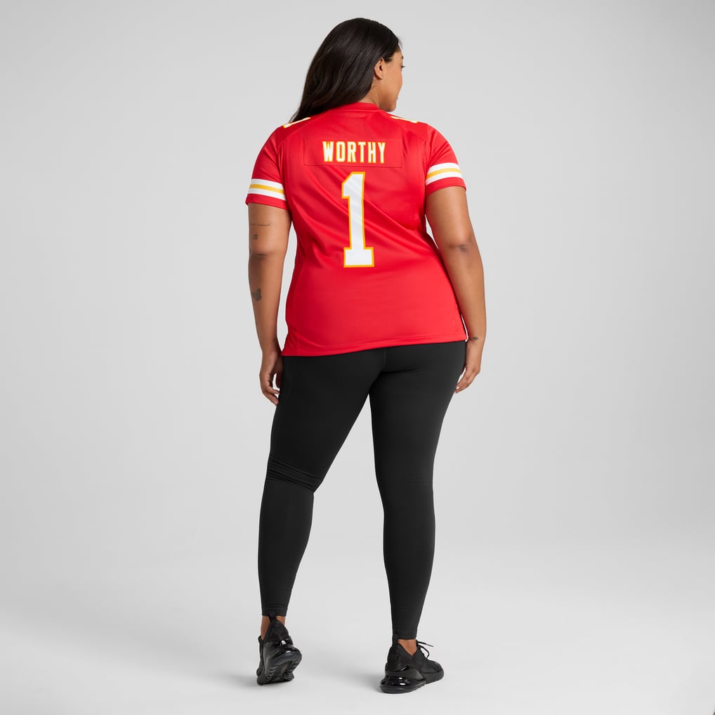 Women's Kansas City Chiefs Xavier Worthy Nike  Red  Game Jersey - Image 8