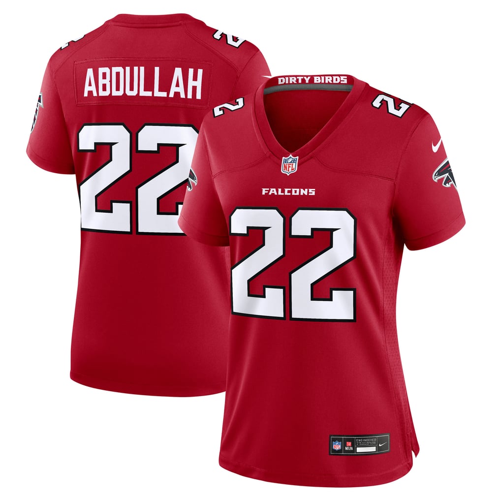Women's Atlanta Falcons Yasir Abdullah Nike Red Team Game Jersey