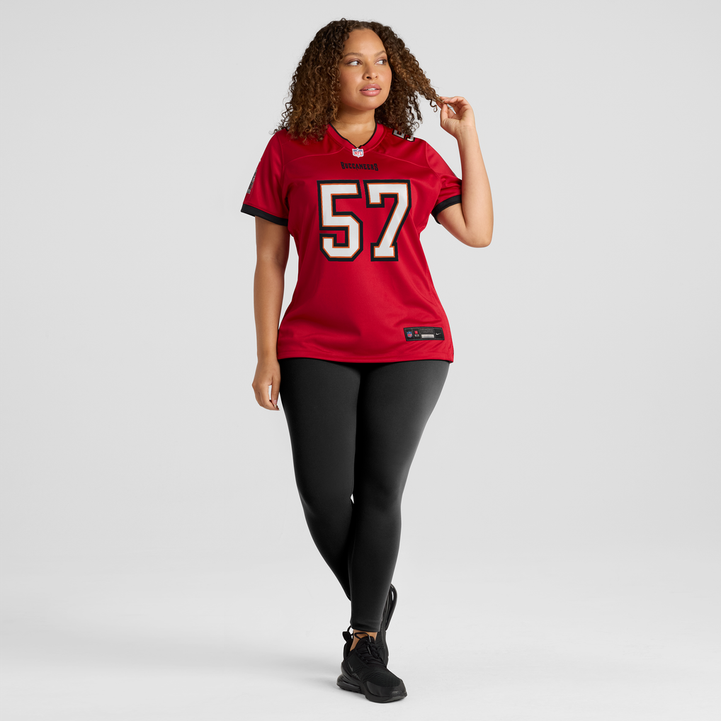 Women's Tampa Bay Buccaneers Yasir Holmes Nike Red Team Game Jersey - Image 5