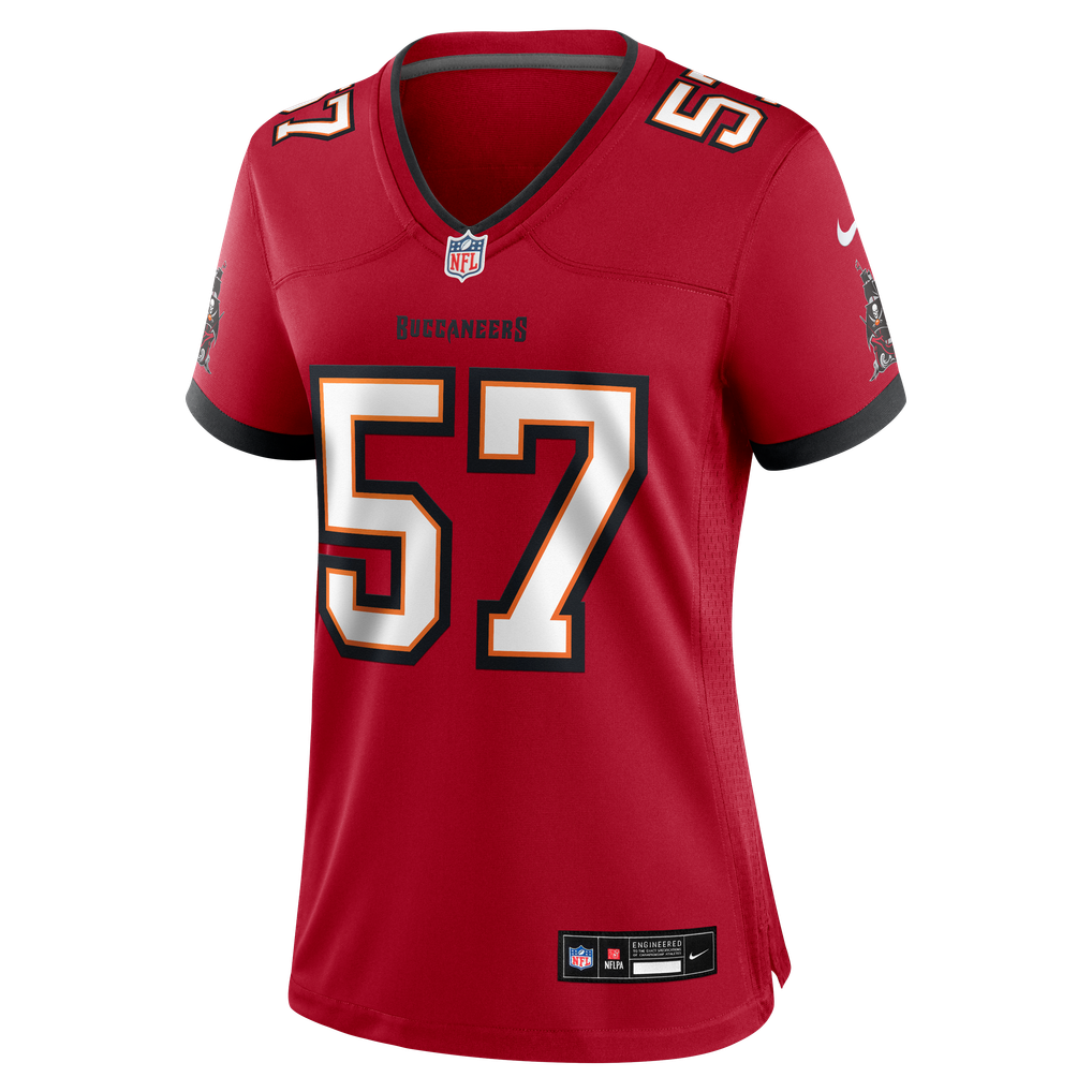 Women's Tampa Bay Buccaneers Yasir Holmes Nike Red Team Game Jersey - Image 7