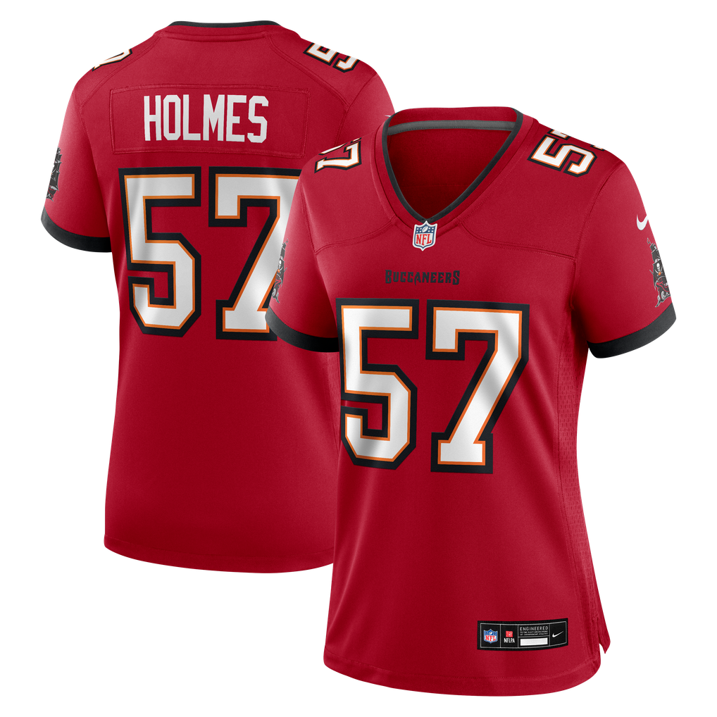 Women's Tampa Bay Buccaneers Yasir Holmes Nike Red Team Game Jersey - Image 1