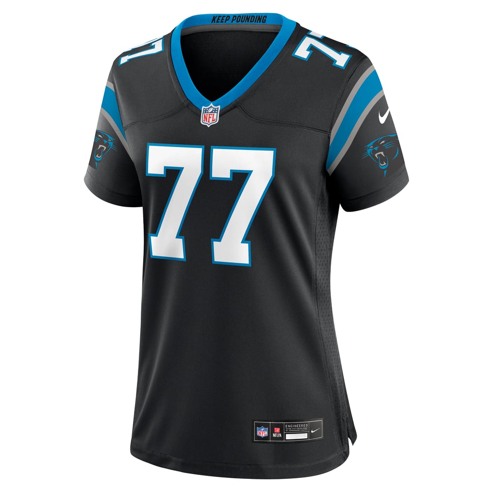 Women's Carolina Panthers Yosh Nijman Nike Black Game Jersey - Image 3