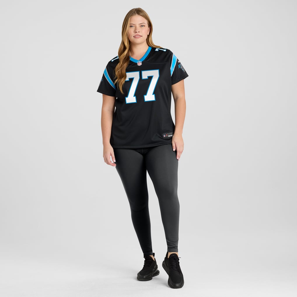 Women's Carolina Panthers Yosh Nijman Nike Black Game Jersey - Image 7
