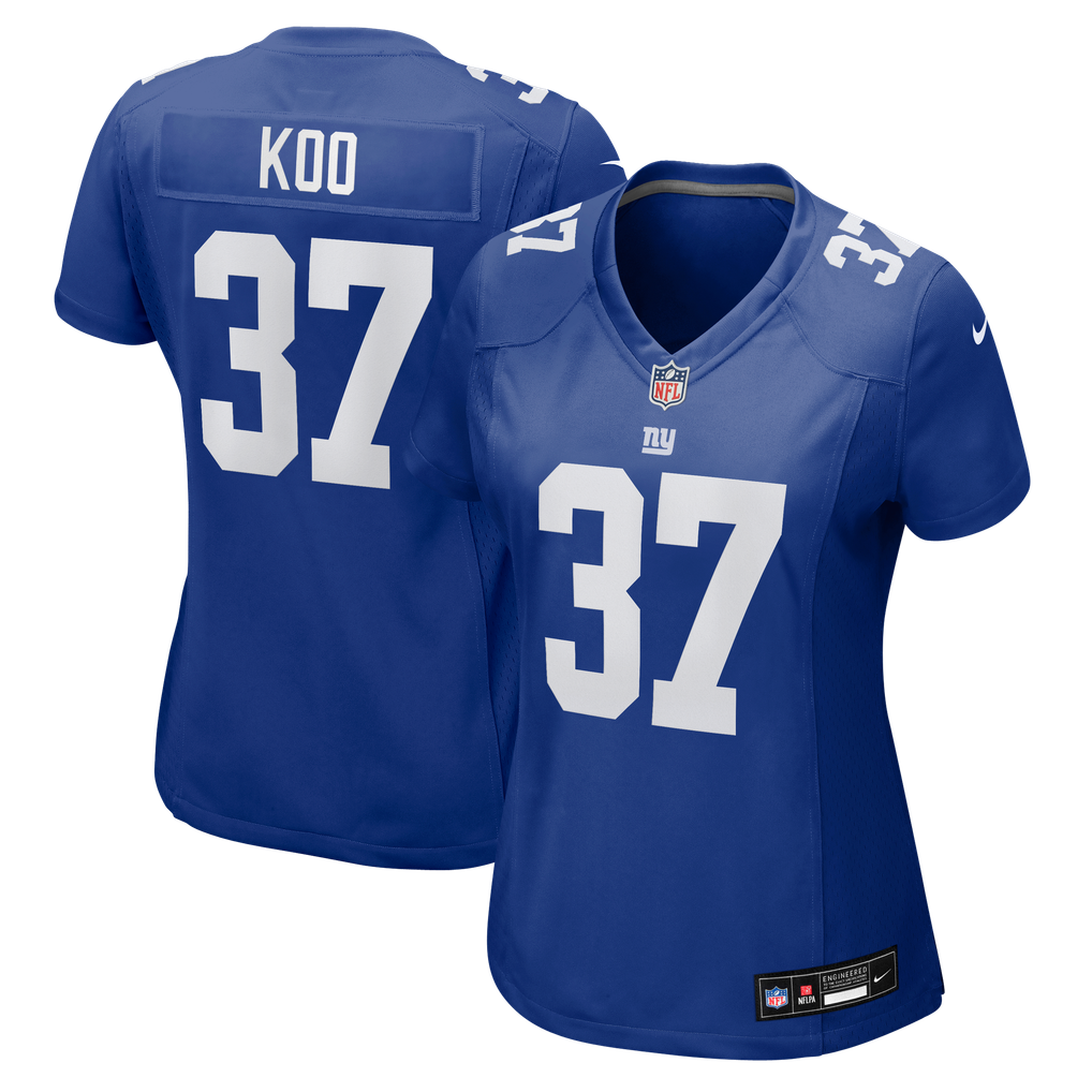 Women's New York Giants Younghoe Koo Nike  Royal Team Game Jersey - Image 1