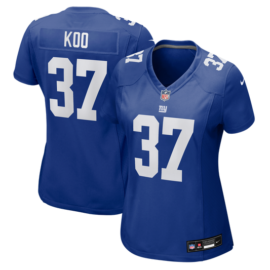 Women's New York Giants Younghoe Koo Nike  Royal Team Game Jersey - Image 1