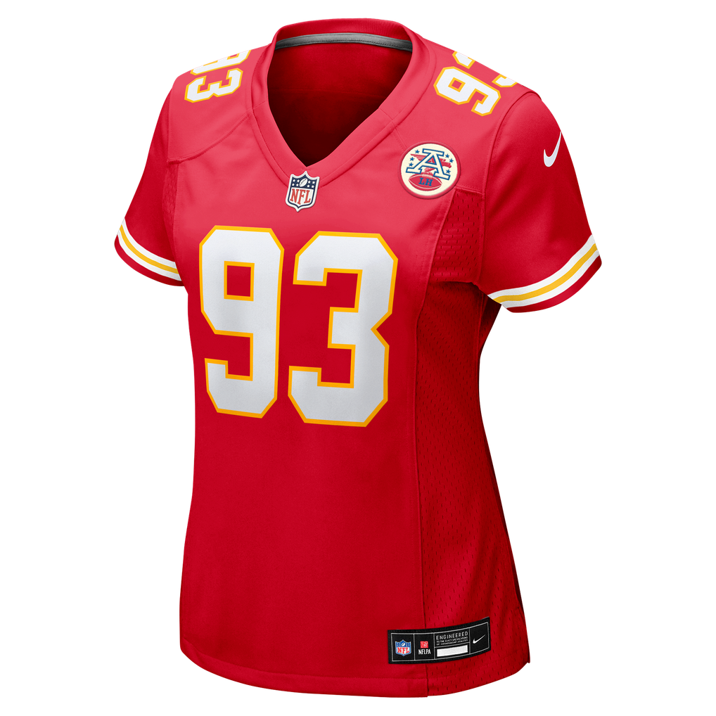 Women's Kansas City Chiefs Zacch Pickens Nike  Red Team Game Jersey - Image 3