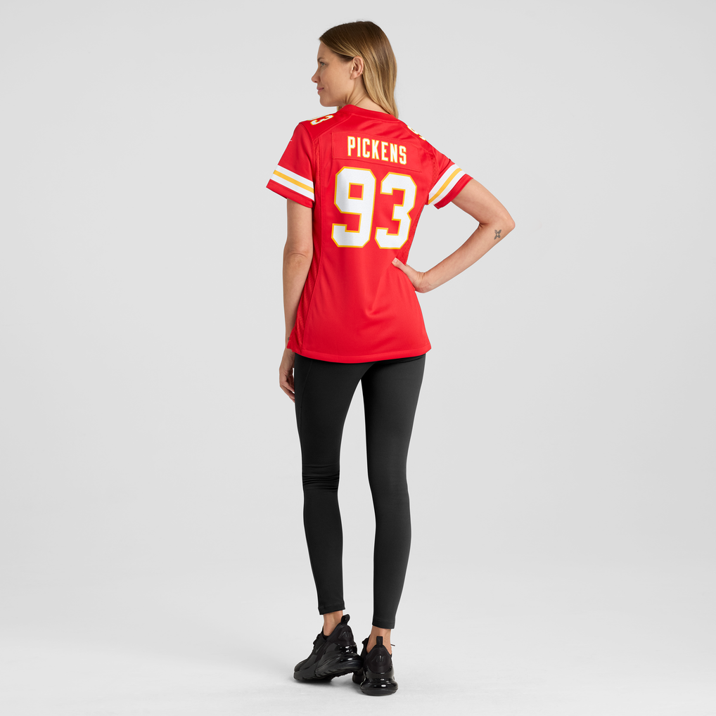 Women's Kansas City Chiefs Zacch Pickens Nike  Red Team Game Jersey - Image 6