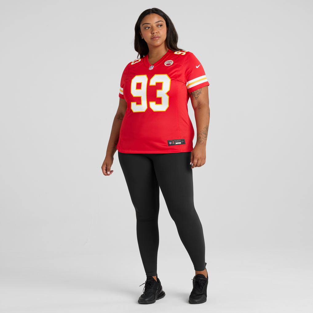 Women's Kansas City Chiefs Zacch Pickens Nike  Red Team Game Jersey - Image 7