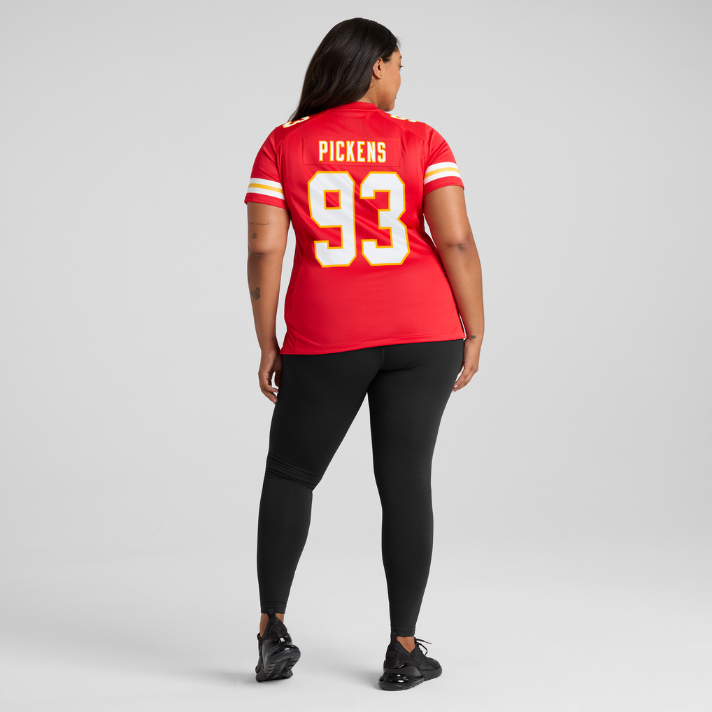 Women's Kansas City Chiefs Zacch Pickens Nike  Red Team Game Jersey - Image 8