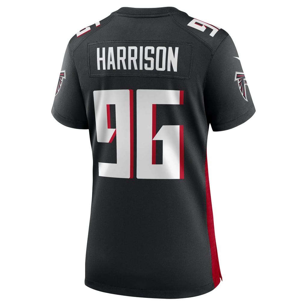 Women's Atlanta Falcons Zach Harrison Nike Black Team Game Jersey