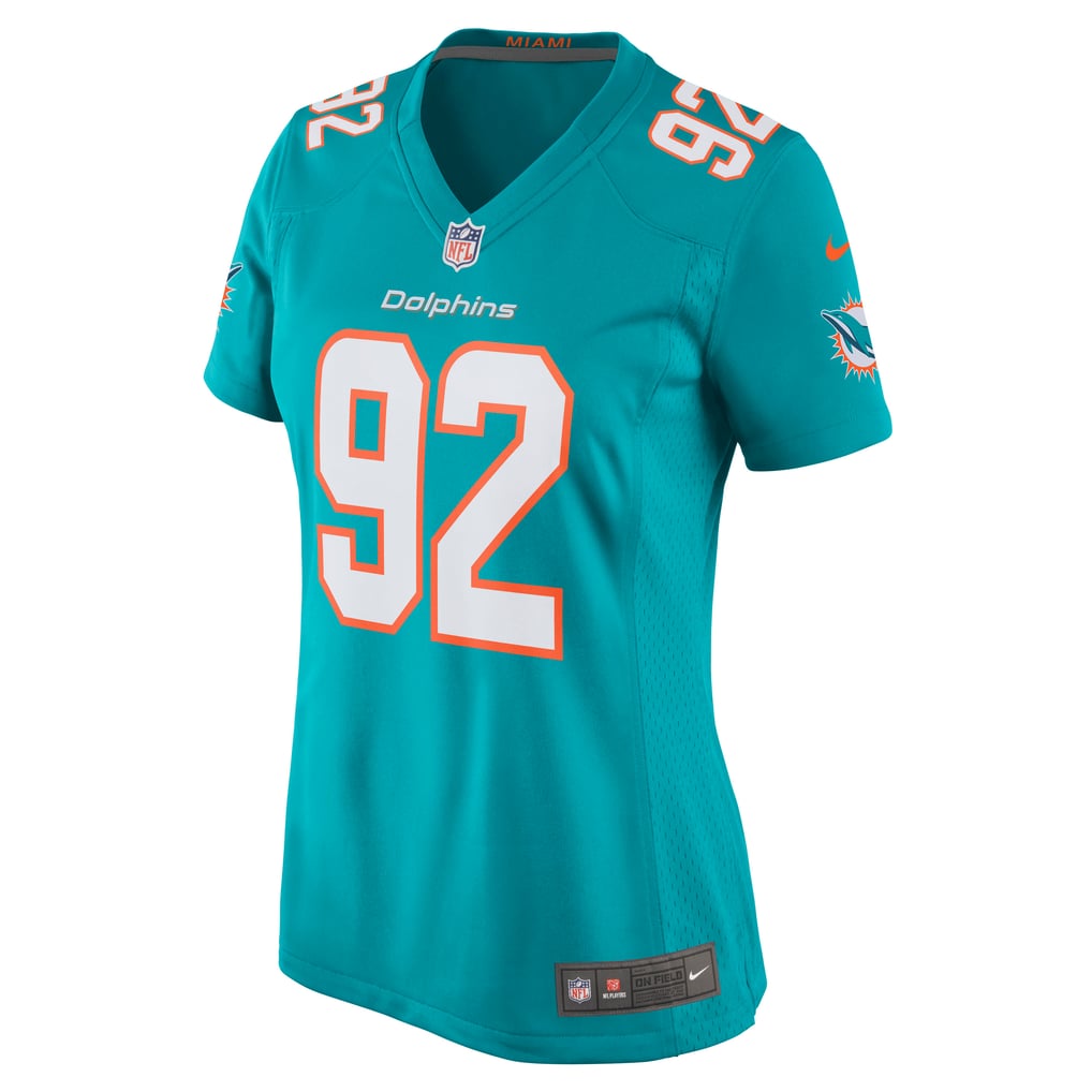 Women's Miami Dolphins Zach Sieler Nike Aqua Game Jersey - Image 3
