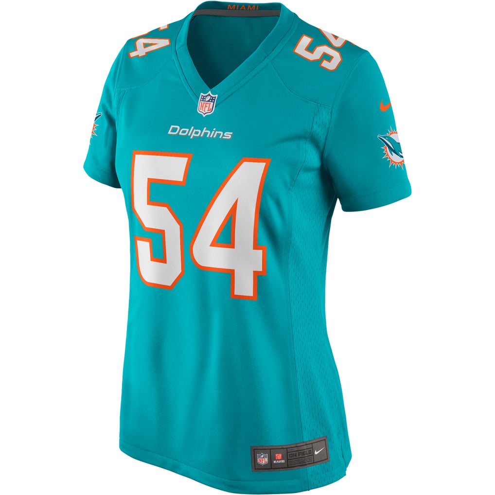 Women's Miami Dolphins Zach Thomas Nike Aqua Game Retired Player Jersey - Image 3
