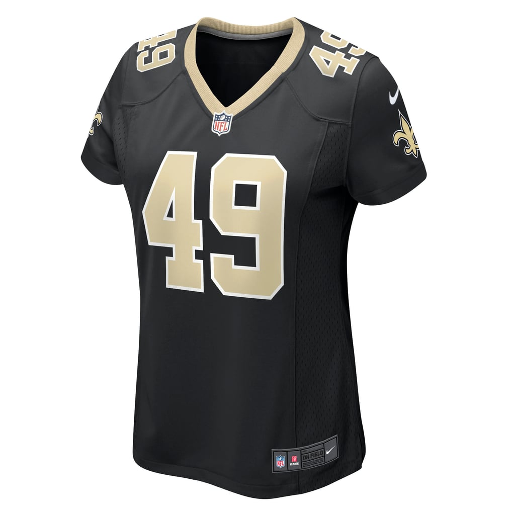 Women's New Orleans Saints Zach Wood Nike Black Game Jersey - Image 3
