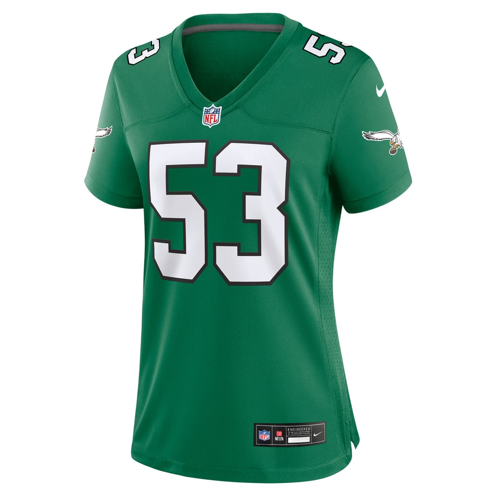 Women's Philadelphia Eagles Zack Baun Nike  Kelly Green Alternate Game Jersey - Image 3