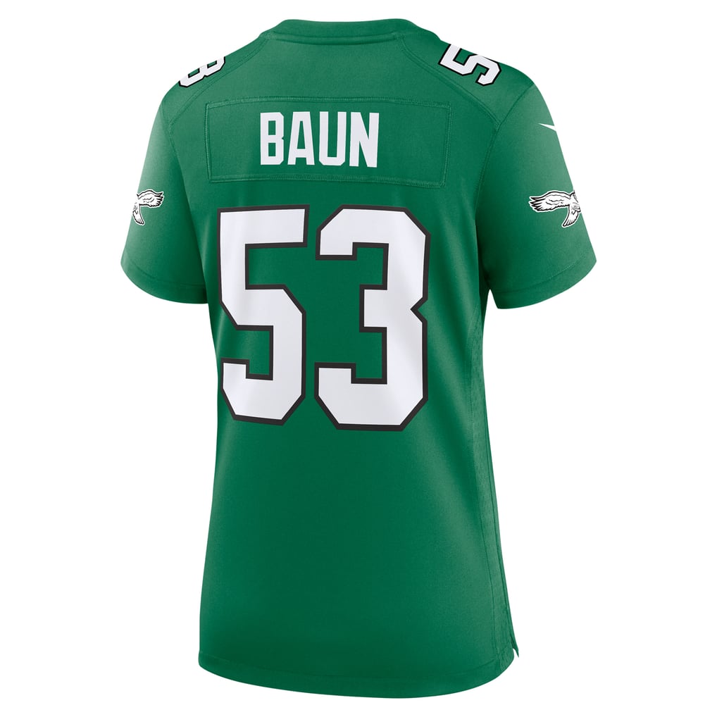 Women's Philadelphia Eagles Zack Baun Nike  Kelly Green Alternate Game Jersey - Image 4